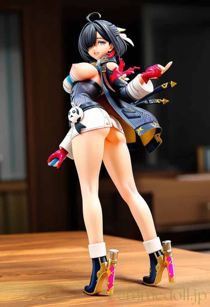 ユミアのセクシーボディ炸裂！『触れたい？』誘惑イラスト30枚（フィギュア風AI生成） 25枚目