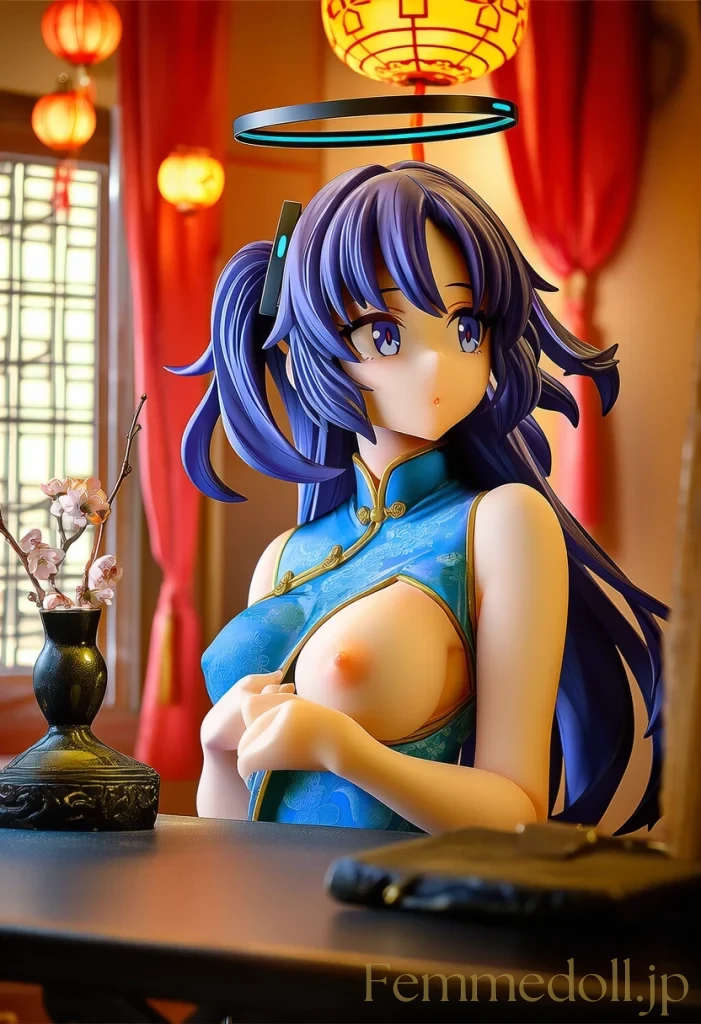 【画像】ブルアカユウカのチャイナ服、むちむちでエロすぎｗｗｗｗ 12枚目