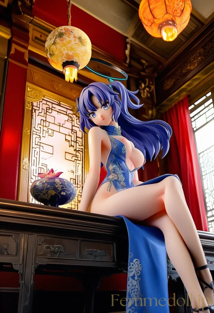 【画像】ブルアカユウカのチャイナ服、むちむちでエロすぎｗｗｗｗ 11枚目