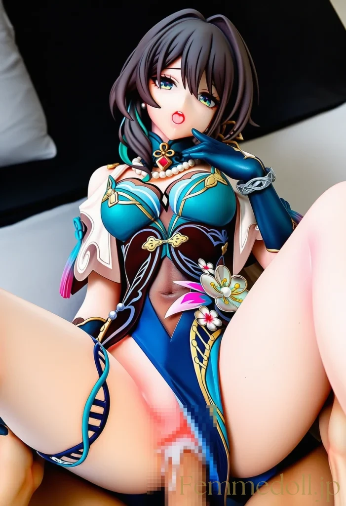 【崩スタ】ルアン・メェイ：ドレス越しの絶頂に堕ちる探究の罠【AI生成イラスト36枚】 27枚目