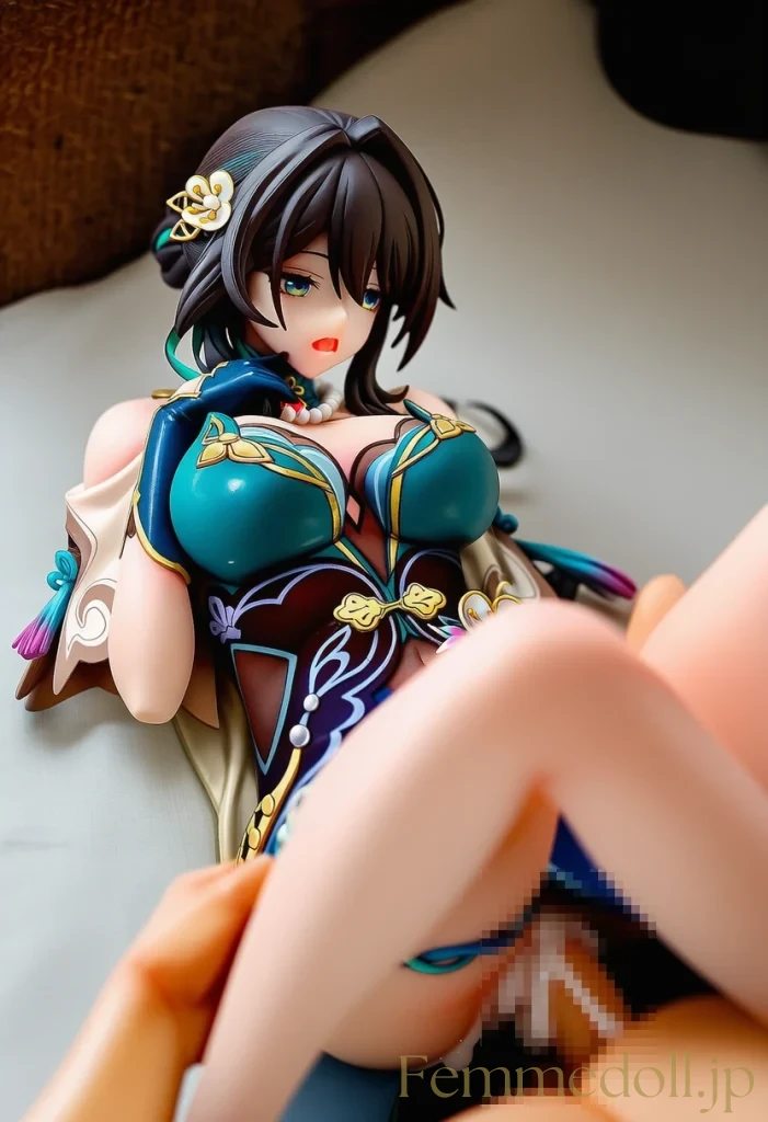 【崩スタ】ルアン・メェイ：ドレス越しの絶頂に堕ちる探究の罠【AI生成イラスト36枚】 13枚目