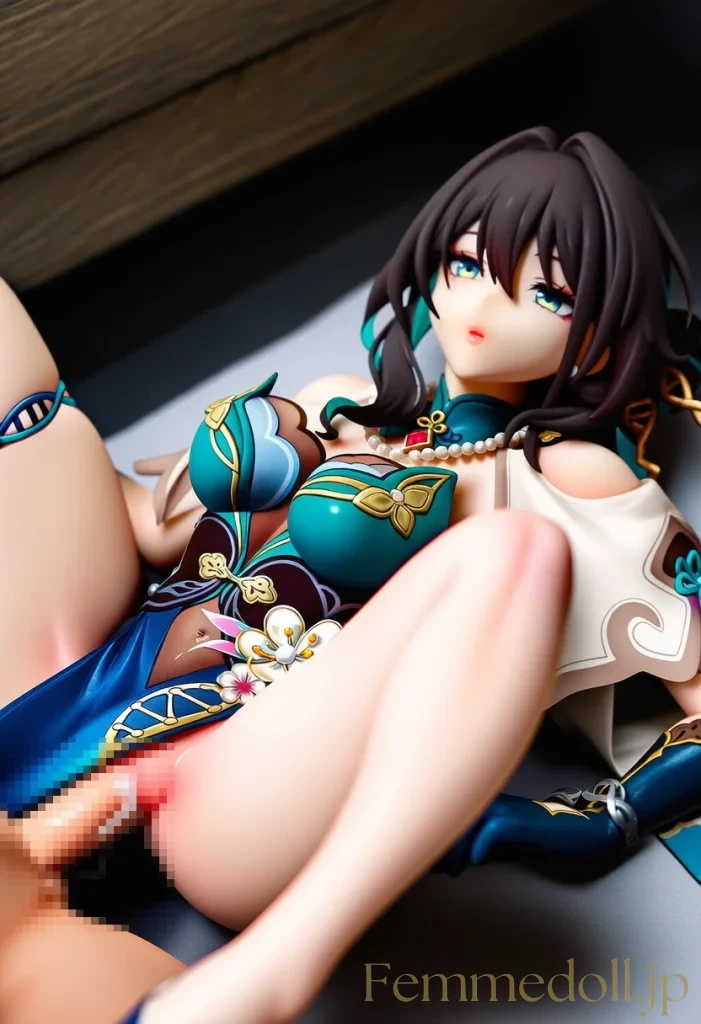 【崩スタ】ルアン・メェイ：ドレス越しの絶頂に堕ちる探究の罠【AI生成イラスト36枚】 33枚目