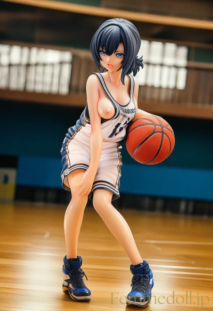 【オリジナル】バスケ部の柔らかおっぱいが汗でテカテカ胸チラ【エロイラスト42枚】 15枚目