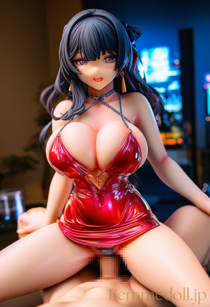 【オリジナル】ボディコンお姉さんのむち尻が限界まで弾む騎乗位SEX【フィギュア風AIエロイラスト30枚】 6枚目