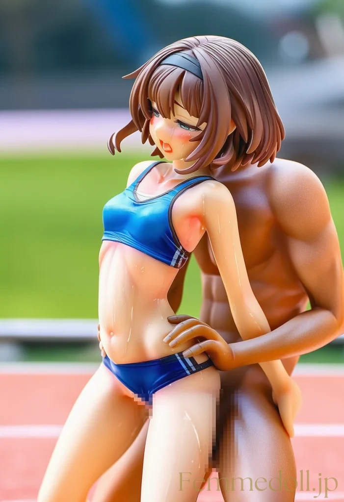 【オリジナル】アスリート美少女「もっと激しく…」陸上部が汗だくセックスで絶頂連発【AIエロイラスト30枚】 15枚目