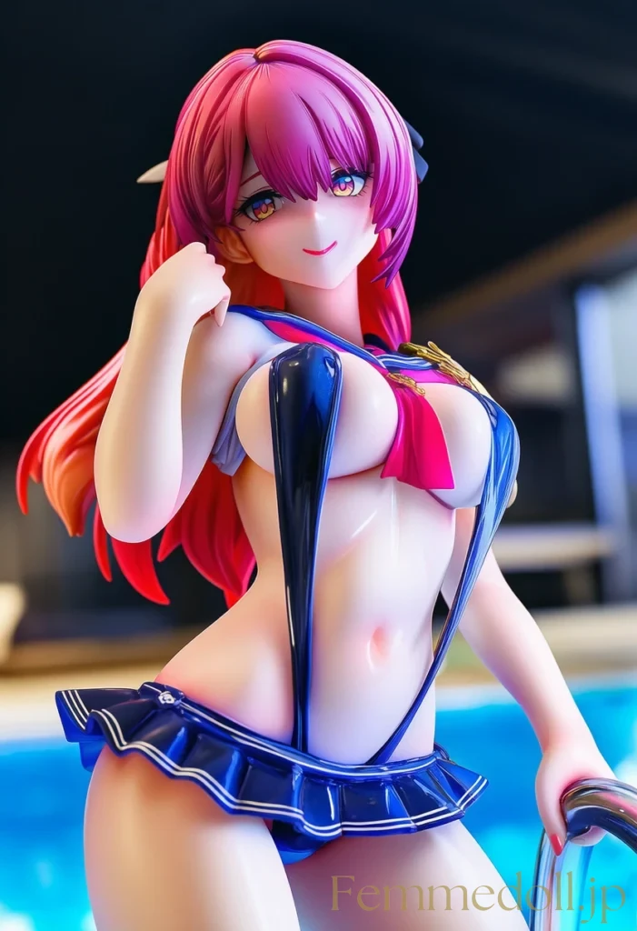 セーラー服の下にスリングショット　セクシー衣装で誘惑♡美少女イラストまとめ 8枚目