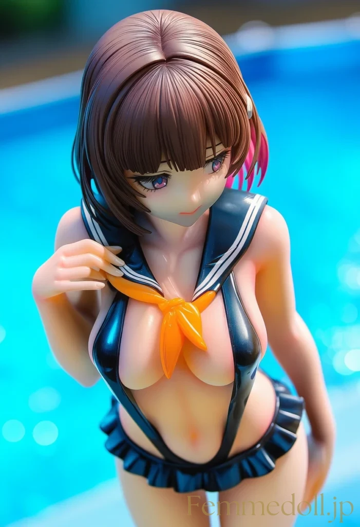 セーラー服の下にスリングショット　セクシー衣装で誘惑♡美少女イラストまとめ 4枚目