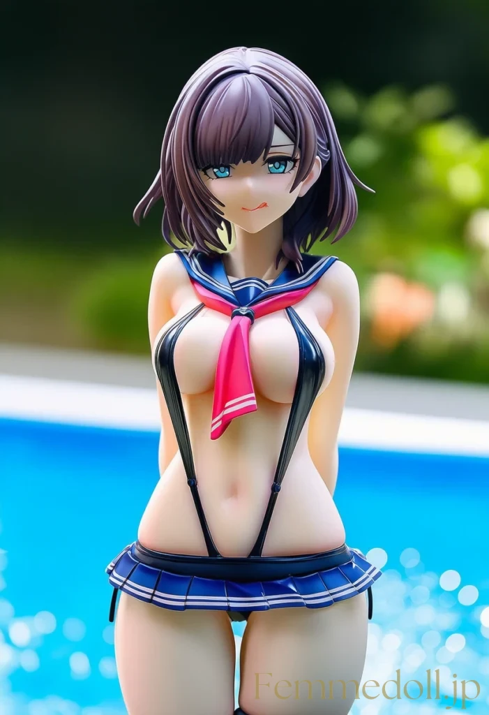 セーラー服の下にスリングショット　セクシー衣装で誘惑♡美少女イラストまとめ 27枚目