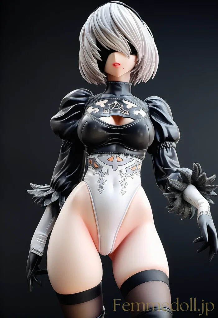 【ニーア オートマタ】2B：黒装束と白い美貌【AI生成イラスト30枚】 59枚目