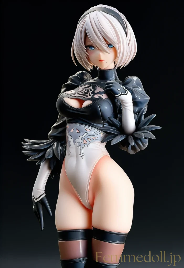 【ニーア オートマタ】2B：黒装束と白い美貌【AI生成イラスト30枚】 53枚目