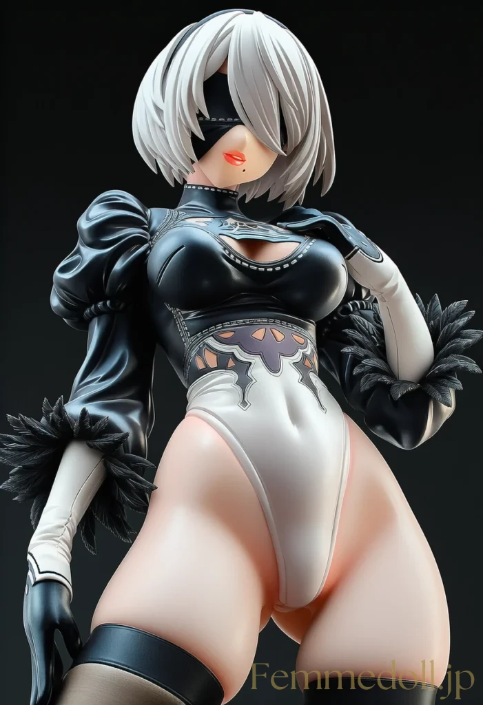 【ニーア オートマタ】2B：黒装束と白い美貌【AI生成イラスト30枚】 73枚目