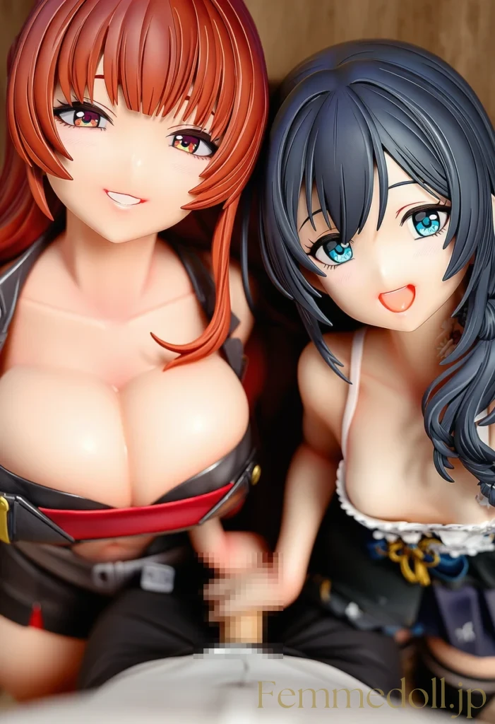 2人の美少女が同時に扱く　極上W手コキハーレムイラスト 30枚 16枚目