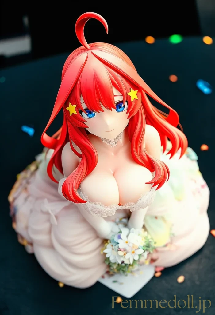 【五等分の花嫁】中野五月：星飾りの花嫁が零す甘い吐息【AI生成イラスト32枚】 48枚目