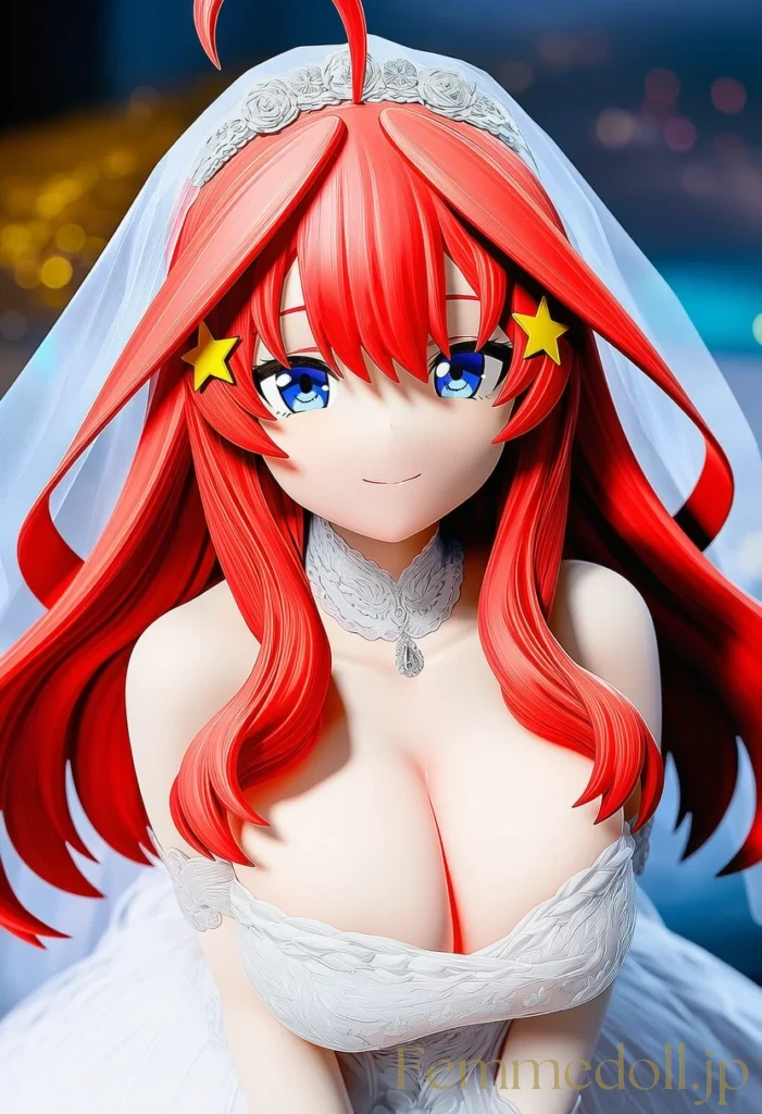 【五等分の花嫁】中野五月：星飾りの花嫁が零す甘い吐息【AI生成イラスト32枚】 38枚目