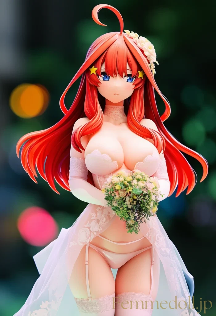 【五等分の花嫁】中野五月：星飾りの花嫁が零す甘い吐息【AI生成イラスト32枚】 34枚目