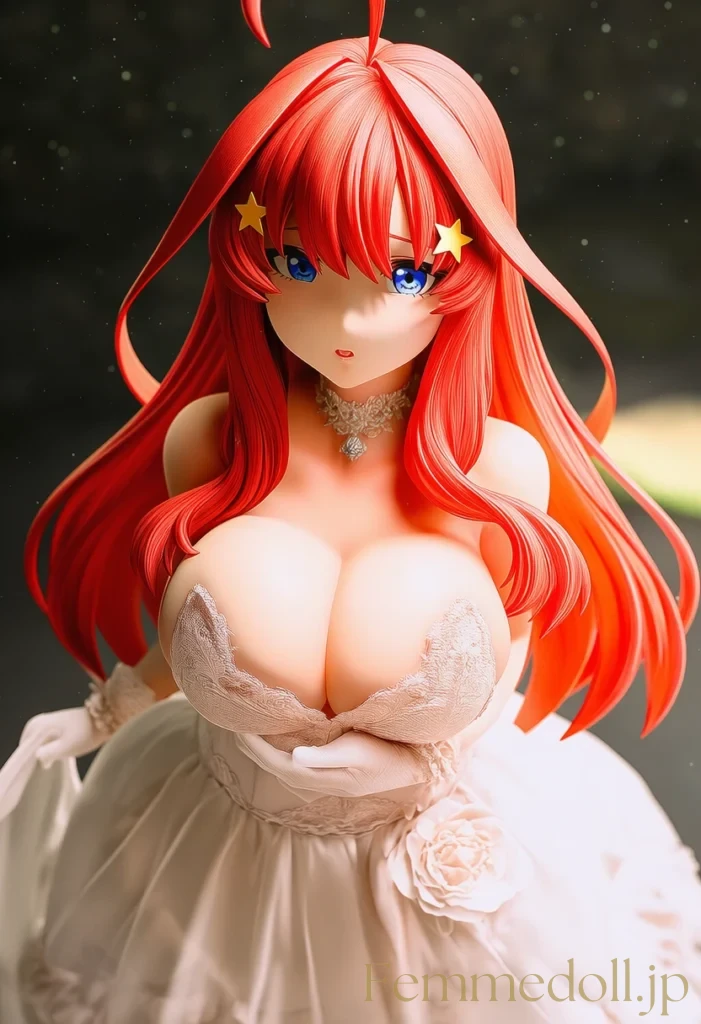 【五等分の花嫁】中野五月：星飾りの花嫁が零す甘い吐息【AI生成イラスト32枚】 60枚目