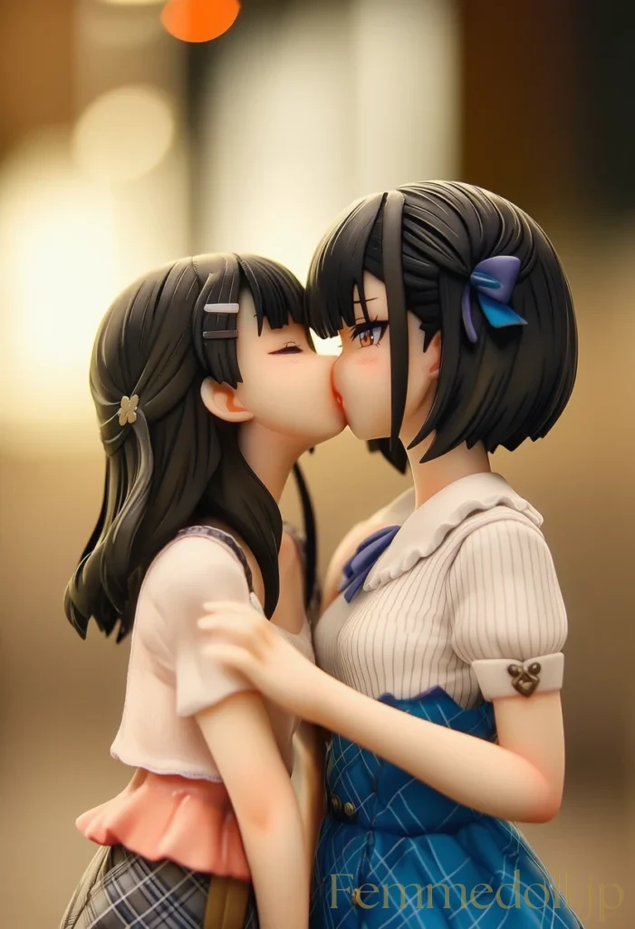 甘く溶け合う美少女百合　濃厚キスと密着ハグ 45枚目
