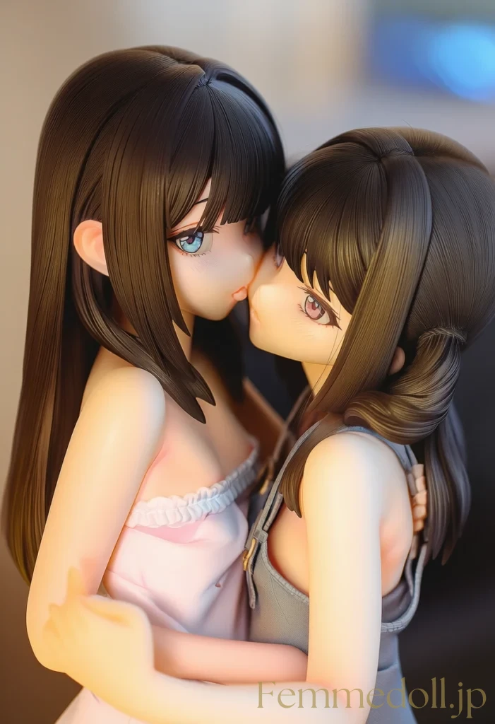 甘く溶け合う美少女百合　濃厚キスと密着ハグ