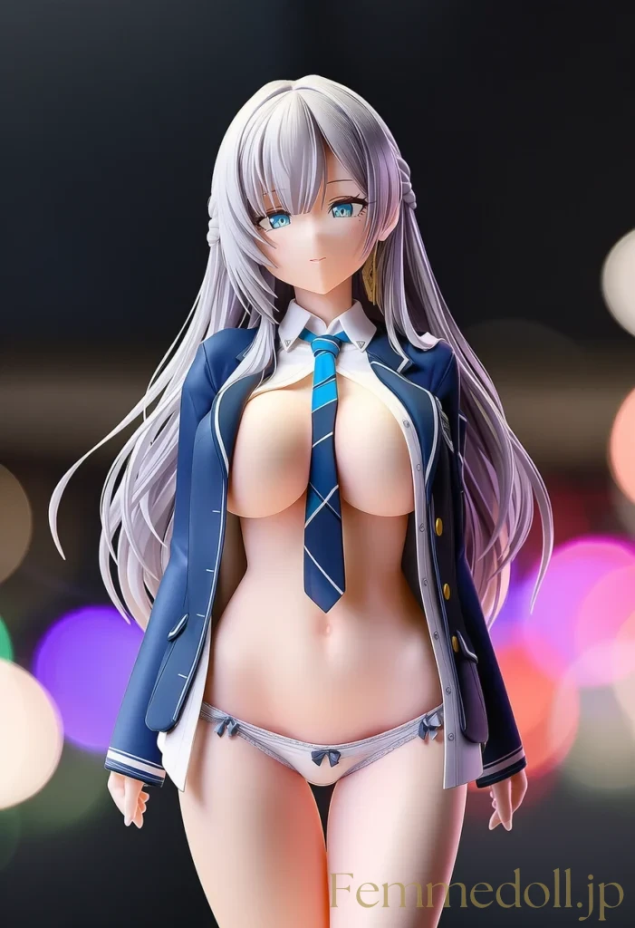 爆乳制服娘の誘惑 揺れ動くおっぱいであなたを誘う 55枚目