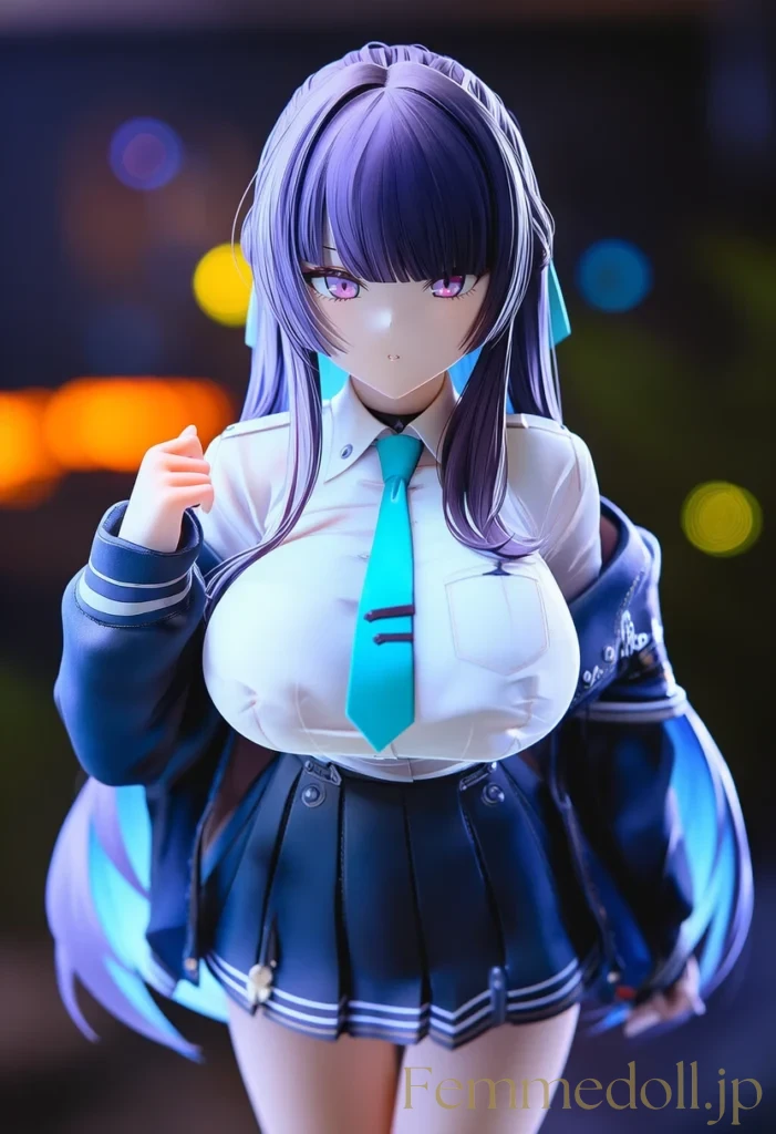 爆乳制服娘の誘惑 揺れ動くおっぱいであなたを誘う 47枚目
