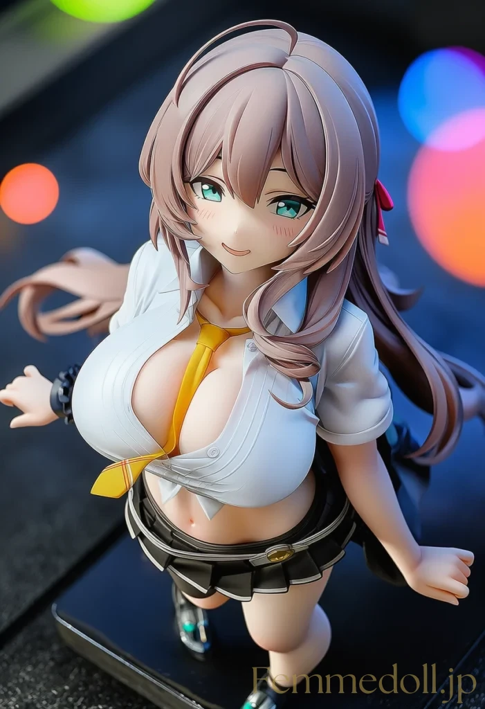 爆乳制服娘の誘惑 揺れ動くおっぱいであなたを誘う 41枚目