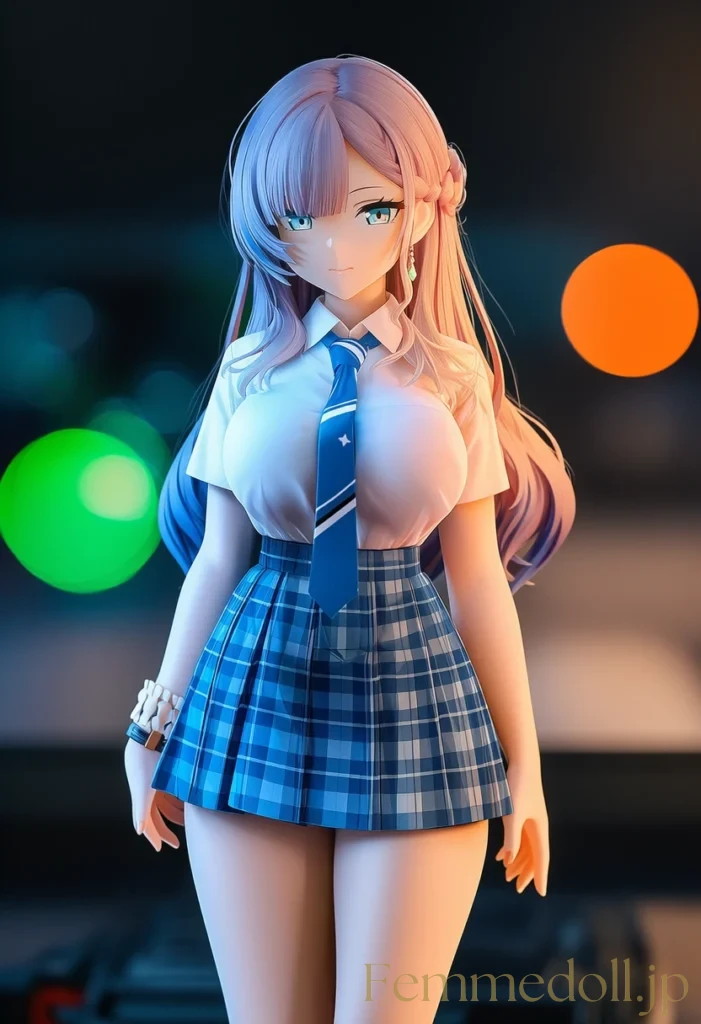爆乳制服娘の誘惑 揺れ動くおっぱいであなたを誘う 15枚目