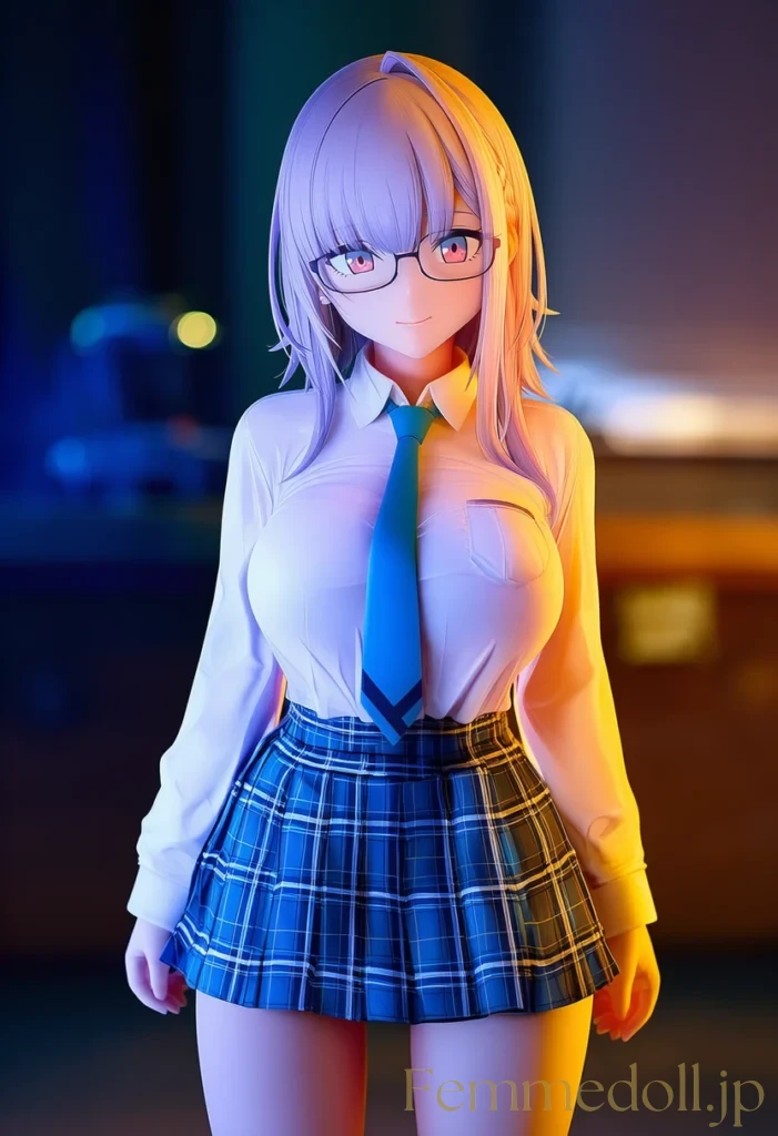 爆乳制服娘の誘惑 揺れ動くおっぱいであなたを誘う 59枚目