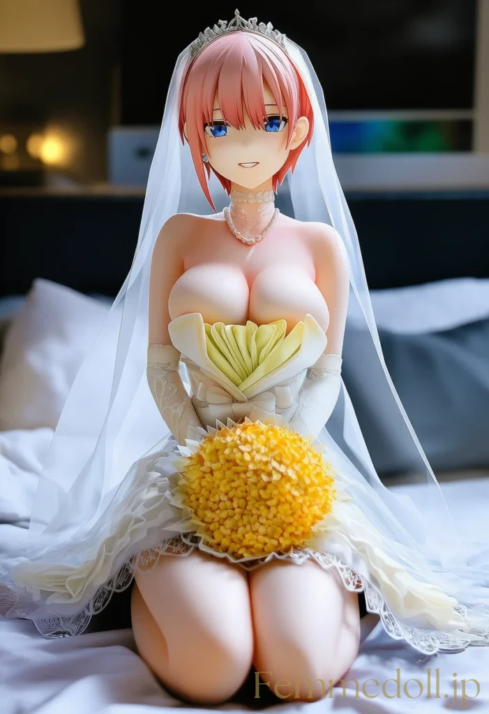 【五等分の花嫁】中野一花：小悪魔長女の甘い花嫁姿に溺れる夜【AI生成イラスト39枚】 93枚目