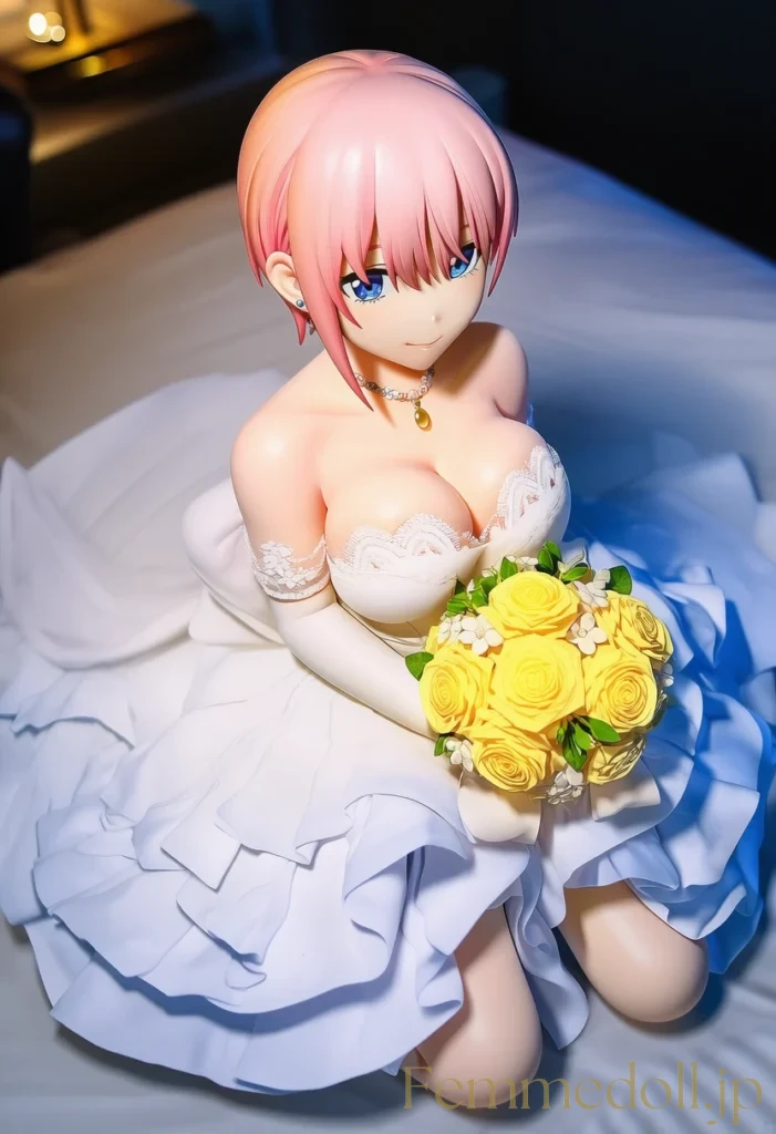 【五等分の花嫁】中野一花：小悪魔長女の甘い花嫁姿に溺れる夜【AI生成イラスト39枚】 35枚目