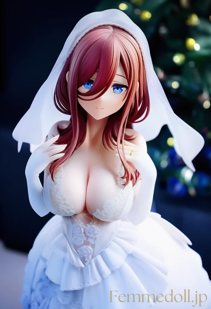 【五等分の花嫁】中野三玖:ウェディング姿で甘く蕩ける恥じらいの吐息【AI生成イラスト52枚】 97枚目