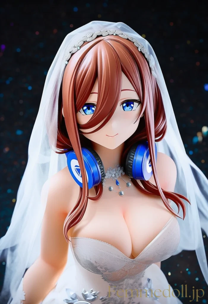【五等分の花嫁】中野三玖:ウェディング姿で甘く蕩ける恥じらいの吐息【AI生成イラスト52枚】 73枚目