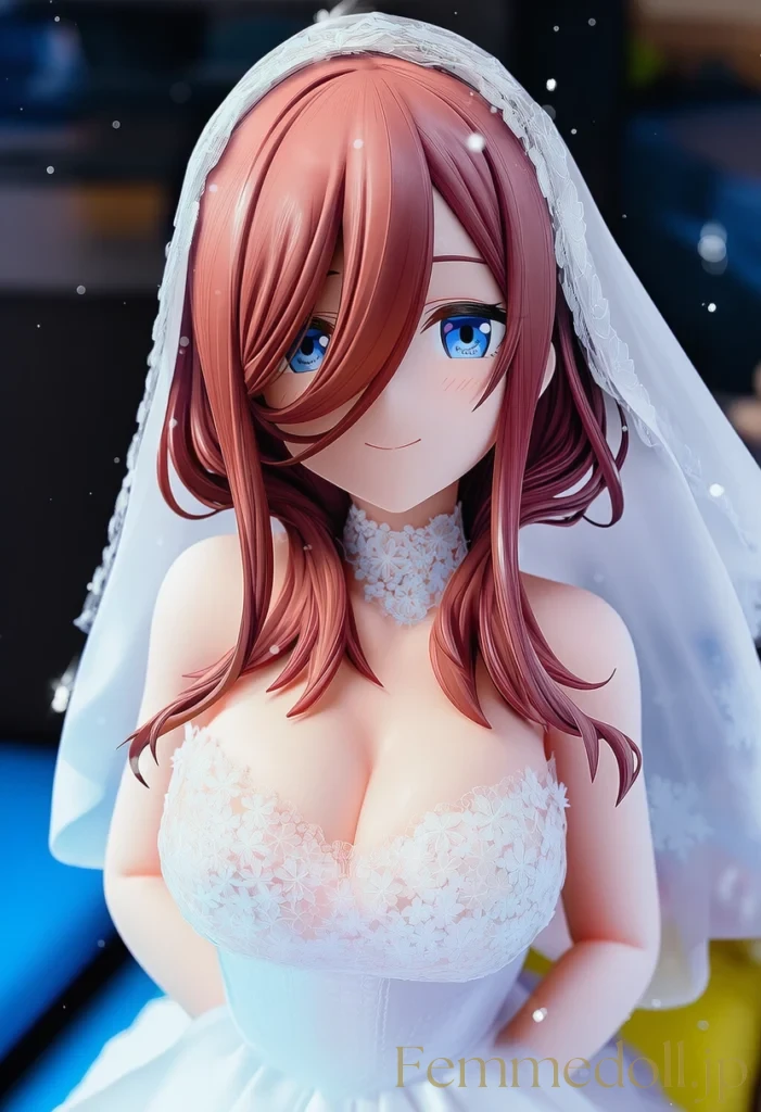 【五等分の花嫁】中野三玖:ウェディング姿で甘く蕩ける恥じらいの吐息【AI生成イラスト52枚】 59枚目