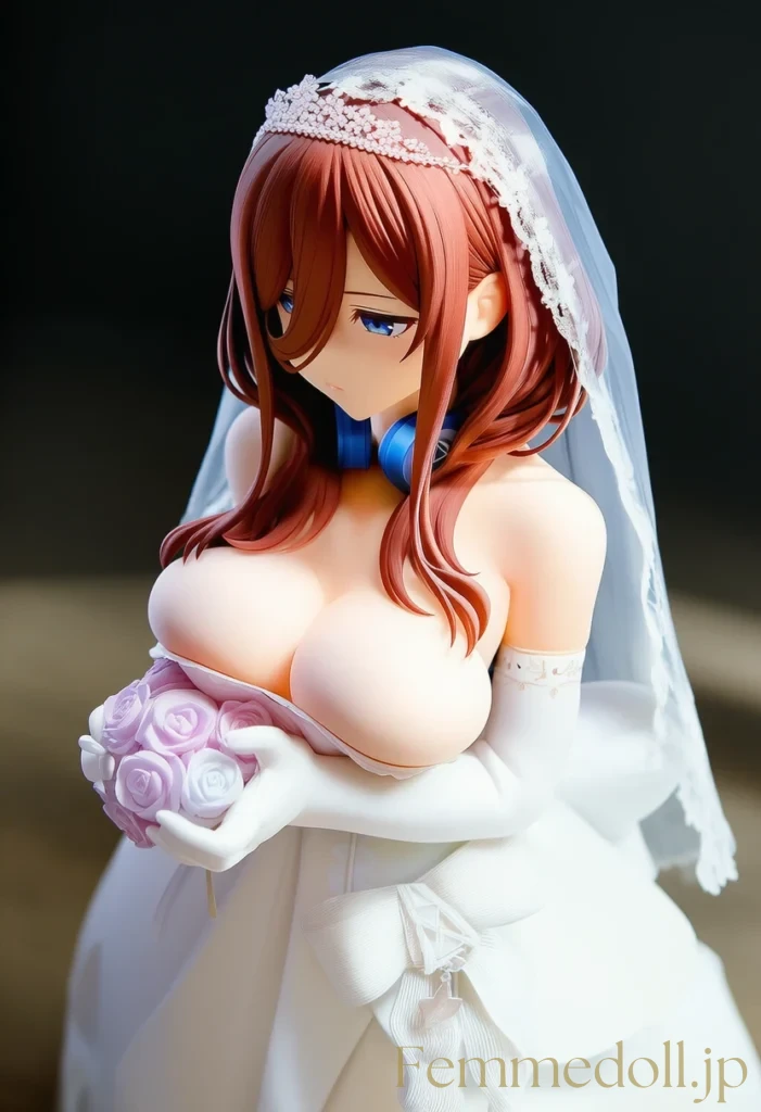 【五等分の花嫁】中野三玖:ウェディング姿で甘く蕩ける恥じらいの吐息【AI生成イラスト52枚】 31枚目