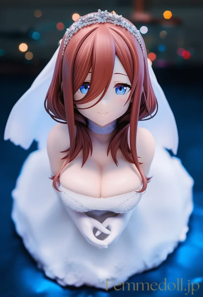 【五等分の花嫁】中野三玖:ウェディング姿で甘く蕩ける恥じらいの吐息【AI生成イラスト52枚】 25枚目