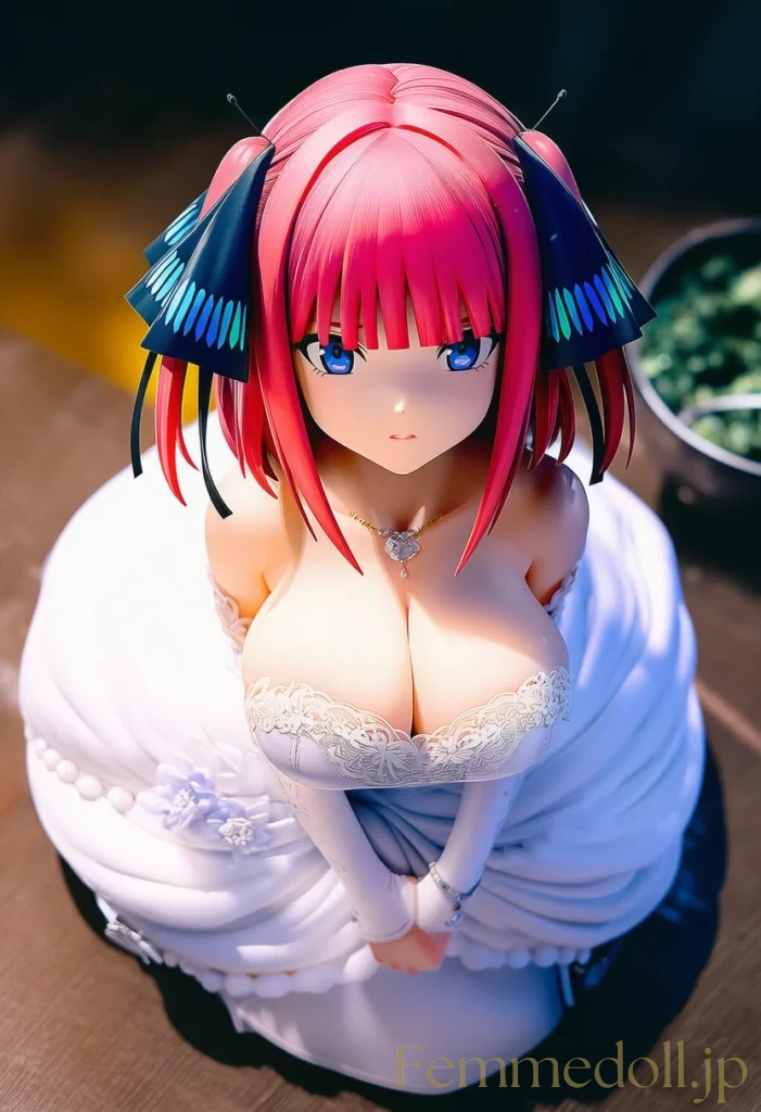 【五等分の花嫁】中野二乃:ツンデレ花嫁の甘く溶ける初夜【AI生成イラスト49枚】 113枚目