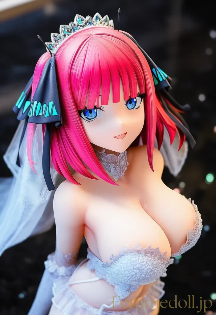 【五等分の花嫁】中野二乃:ツンデレ花嫁の甘く溶ける初夜【AI生成イラスト49枚】 105枚目