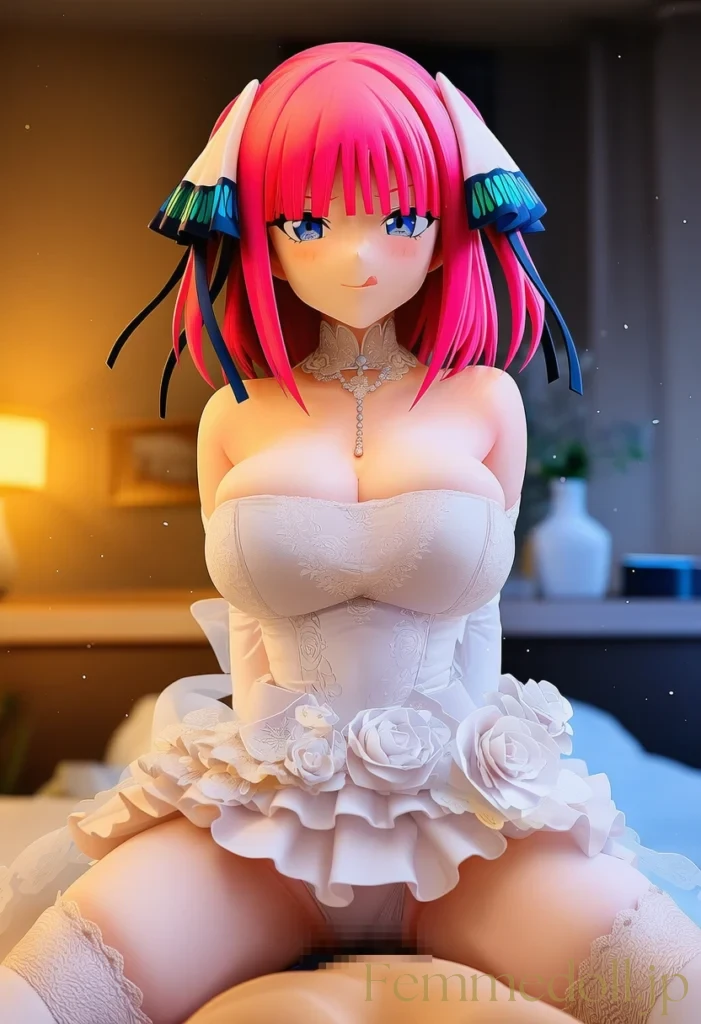 【五等分の花嫁】中野二乃：蝶リボンの花嫁が甘く蕩ける夜【AI生成イラスト43枚】 31枚目