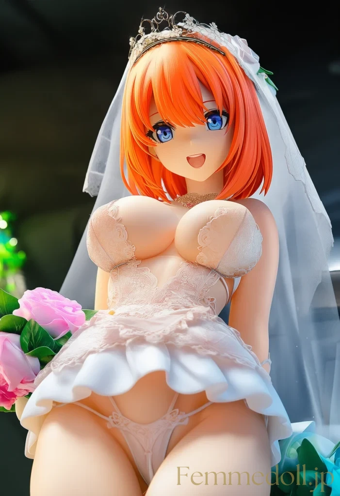 【五等分の花嫁】中野四葉:明るい笑顔の花嫁が零す甘い吐息【AI生成イラスト44枚】 77枚目