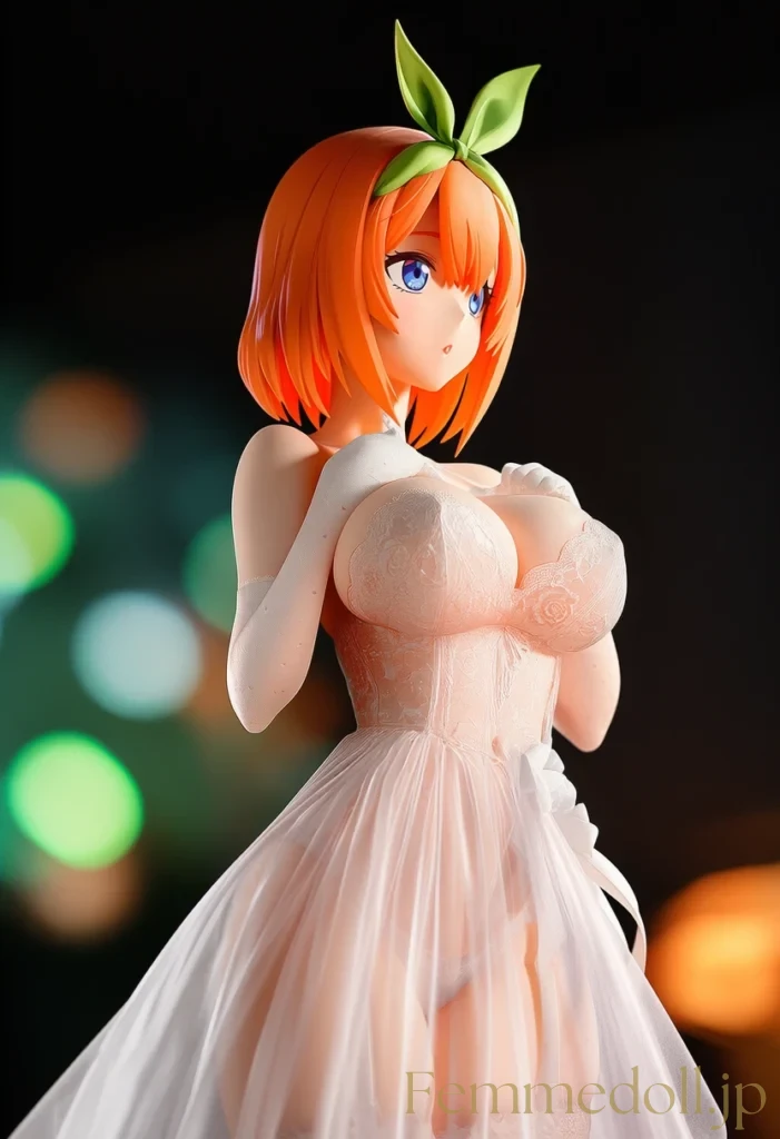 【五等分の花嫁】中野四葉:明るい笑顔の花嫁が零す甘い吐息【AI生成イラスト44枚】 63枚目