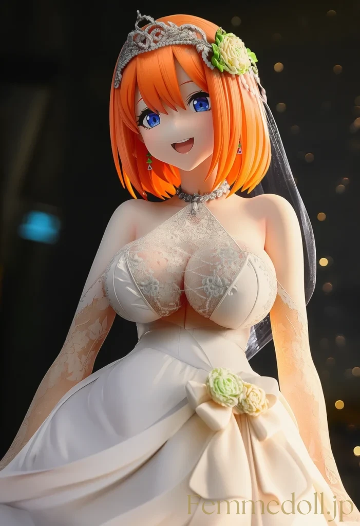 【五等分の花嫁】中野四葉:明るい笑顔の花嫁が零す甘い吐息【AI生成イラスト44枚】 49枚目