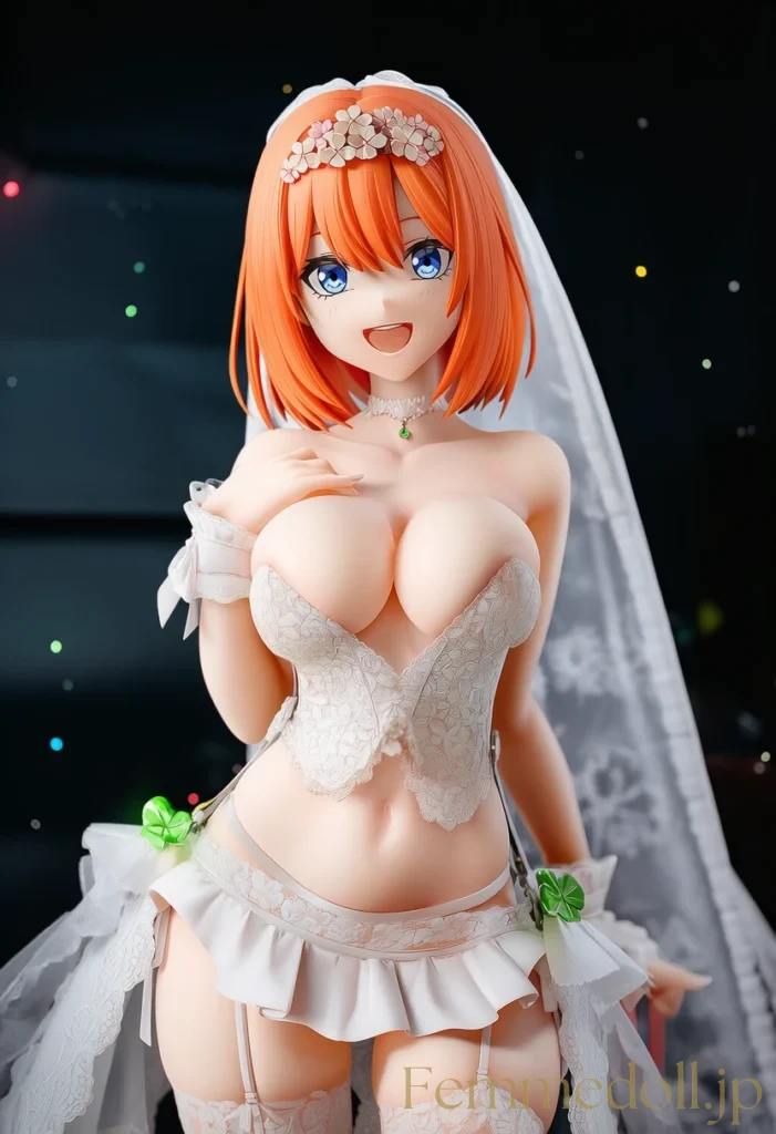 【五等分の花嫁】中野四葉:明るい笑顔の花嫁が零す甘い吐息【AI生成イラスト44枚】 23枚目