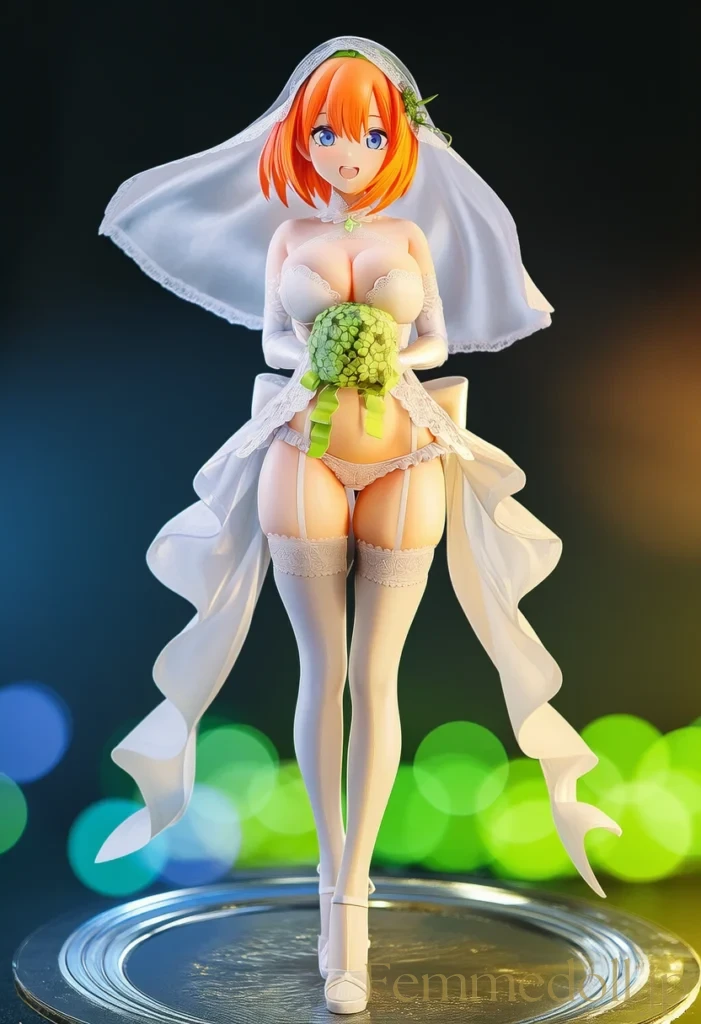 【五等分の花嫁】中野四葉:明るい笑顔の花嫁が零す甘い吐息【AI生成イラスト44枚】 21枚目