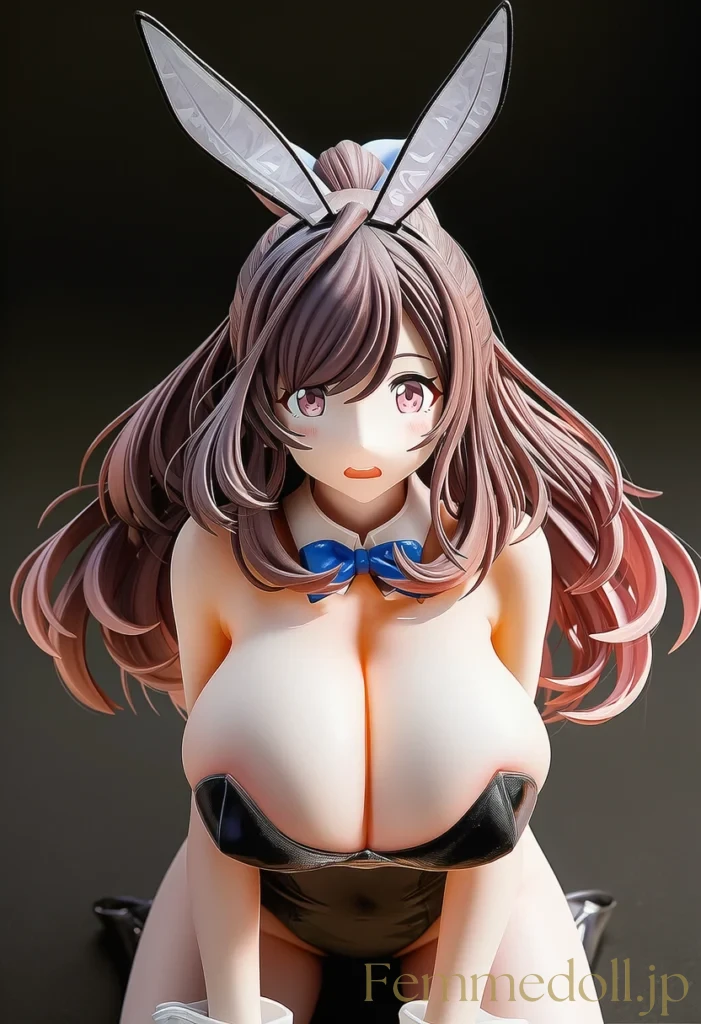 【シャニマス】月岡恋鐘:バニー姿で揺れる爆乳!甘々誘惑【AI生成イラスト34枚】 59枚目
