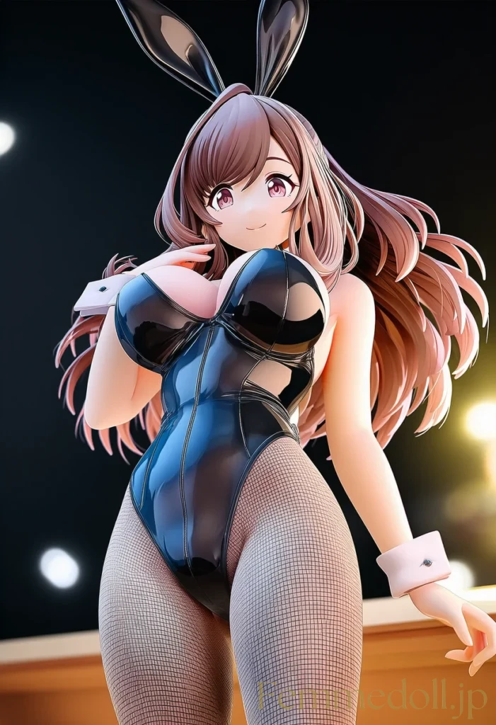 【シャニマス】月岡恋鐘:バニー姿で揺れる爆乳!甘々誘惑【AI生成イラスト34枚】 33枚目