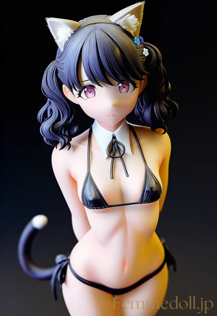 【シャニマス】福丸小糸：恥じらいの猫ビキニ 蕩ける小動物アイドル【AI生成イラスト33枚】 67枚目