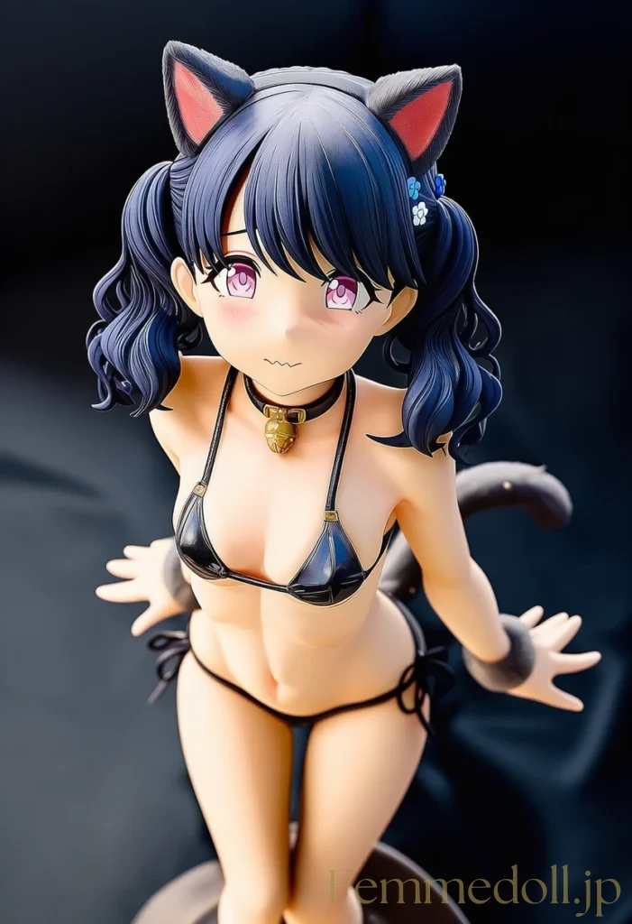 【シャニマス】福丸小糸：恥じらいの猫ビキニ 蕩ける小動物アイドル【AI生成イラスト33枚】 63枚目