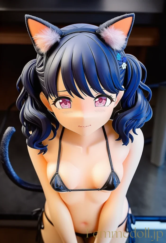 【シャニマス】福丸小糸：恥じらいの猫ビキニ 蕩ける小動物アイドル【AI生成イラスト33枚】 61枚目