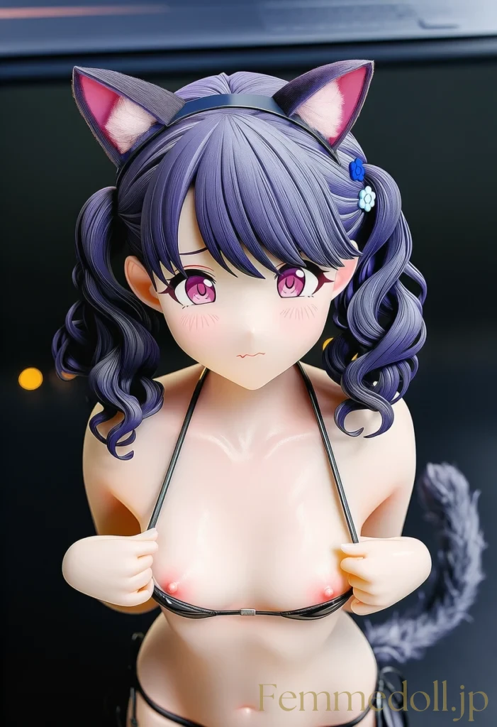 【シャニマス】福丸小糸：恥じらいの猫ビキニ 蕩ける小動物アイドル【AI生成イラスト33枚】 47枚目