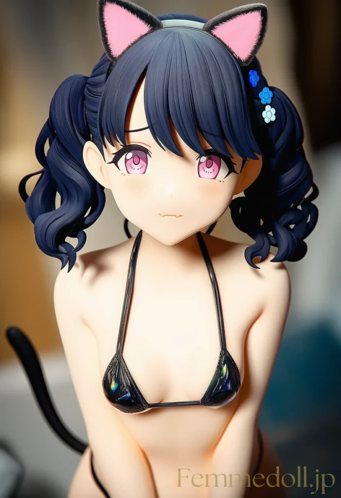 【シャニマス】福丸小糸：恥じらいの猫ビキニ 蕩ける小動物アイドル【AI生成イラスト33枚】 81枚目