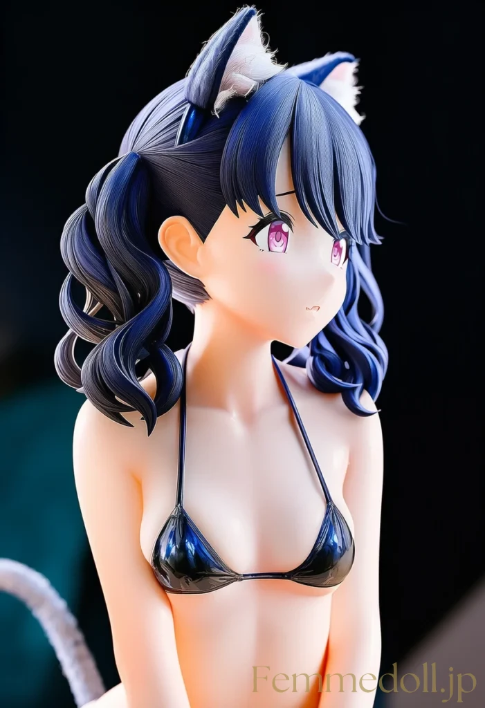 【シャニマス】福丸小糸：恥じらいの猫ビキニ 蕩ける小動物アイドル【AI生成イラスト33枚】 75枚目